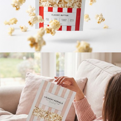 Premium and fashionable popcorn packaging design