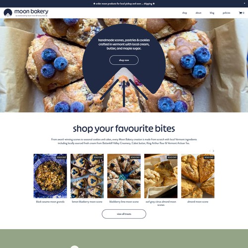 Moon Bakery — Branding, E-Commerce & Platform Migration