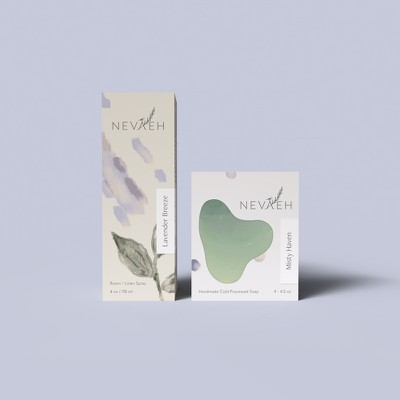 NEVAEH - Room/Linen Spray + Handmade Soap