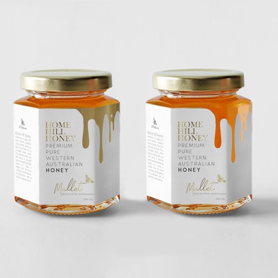 Honey label design