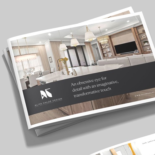 Design a Minimal Luxury Brand Booklet for a Design + Build Company