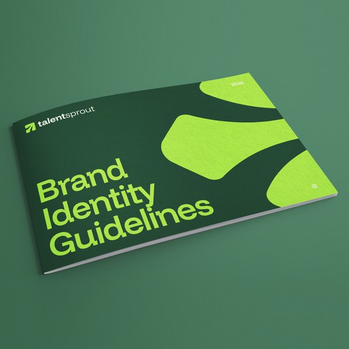 TalentSprout brand guide - AI-recruitment startup