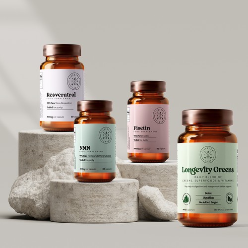 Food supplement labels