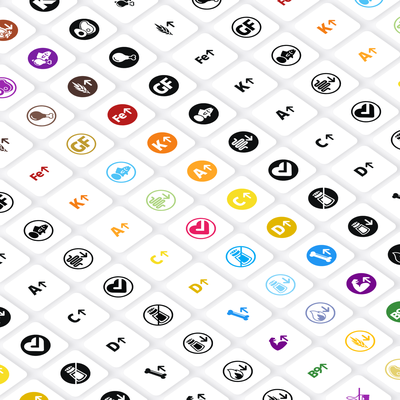 Healthy Food Icon Set