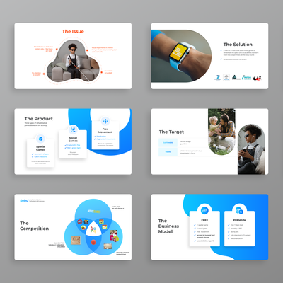 Investor deck design